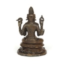 Shiva sitzend bronze 9x7x13,5