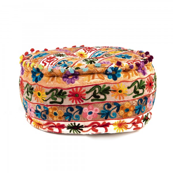 Patchwork-Sitzpouf 'Gaya'