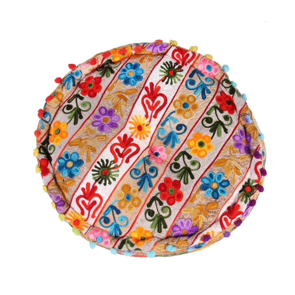 Patchwork-Sitzpouf 'Gaya'