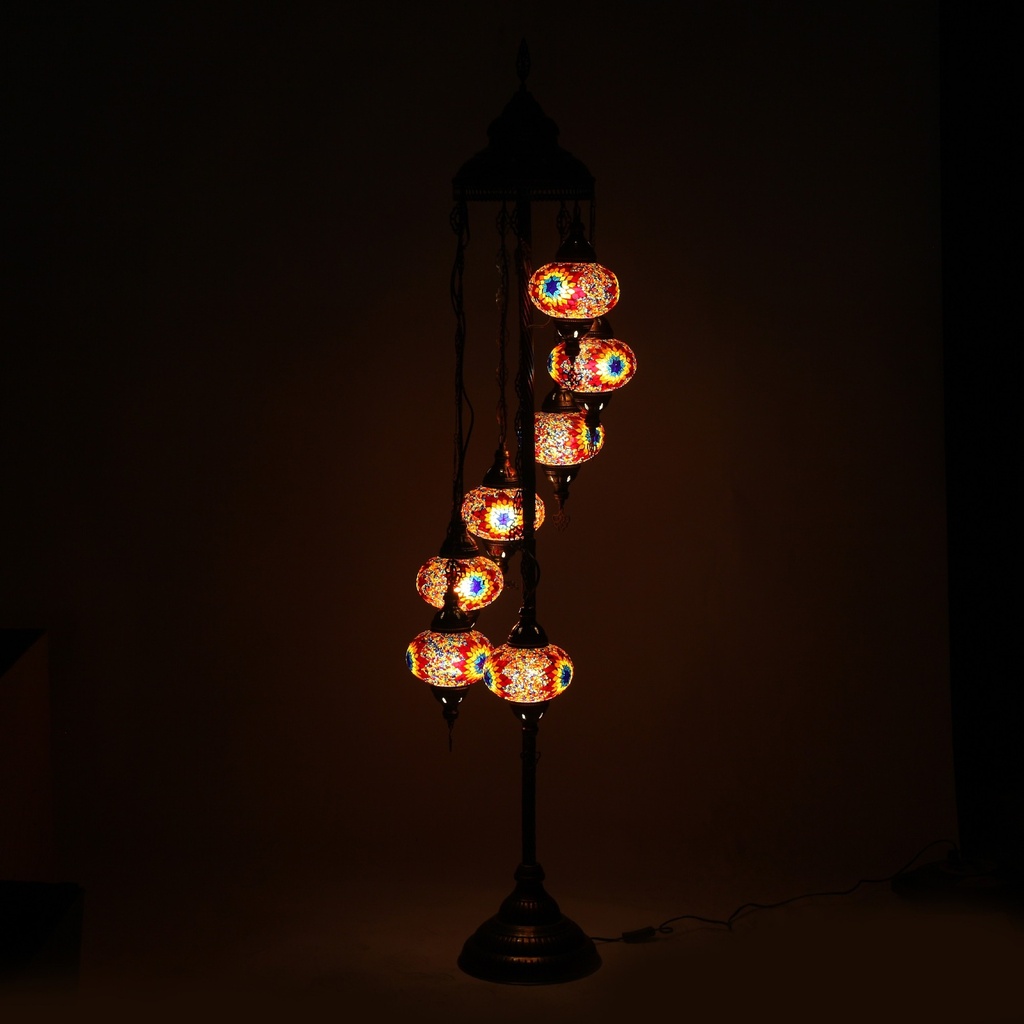 Mosaikstehlampe 'Lumine' 7in1