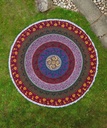 Rundes Mandala Tuch Kreis Mandala multicolor