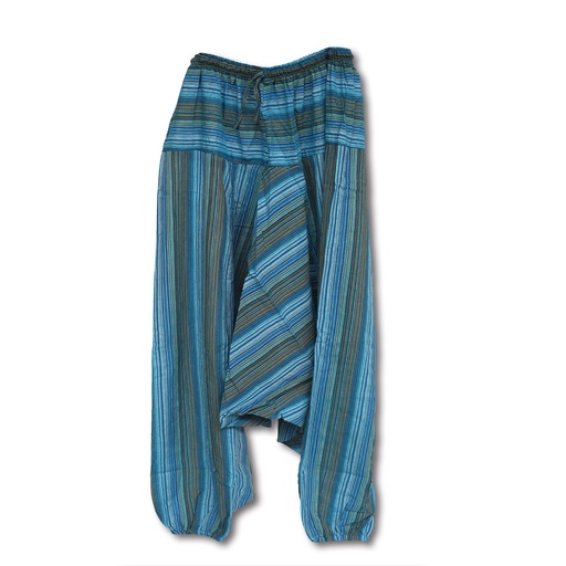 Aladinhose blau gestreift