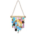 Windspiel 'Kreise' multicolor H 36 cm, B 30 cm