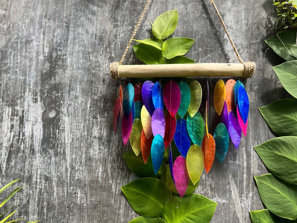 Muschel-Windspiel multicolor Breite 30 cm