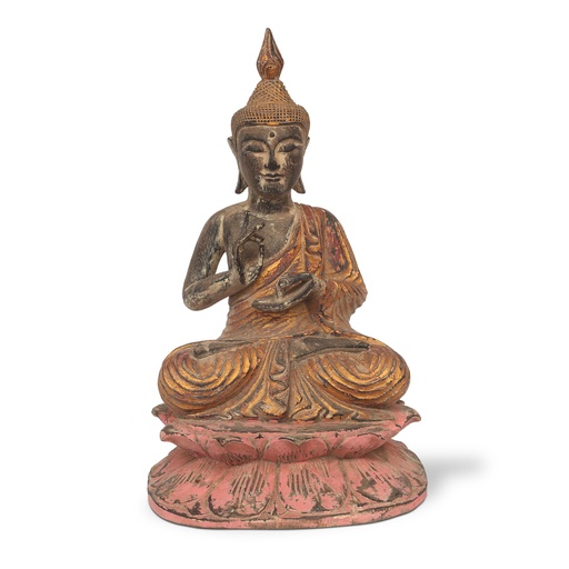 [150575] 'Buddha sitzend Thai Stil', H 47 cm, B 27 cm, T 27 cm