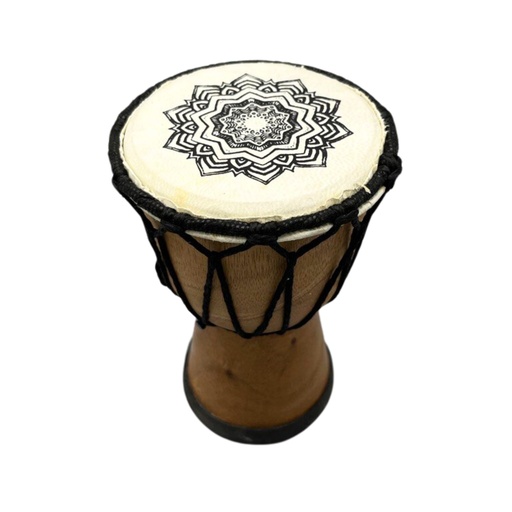 [DD-01] Handgefertigte Djembe-Trommel mit breiter Decke – 15 cm