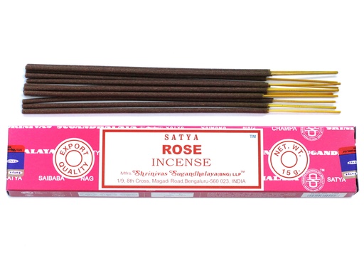 [iSatya-09] Satya Räucherstäbchen ca. 15 Stck – Rose