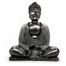 [RBud-08] Weißer und grauer Buddha – mittelgroß