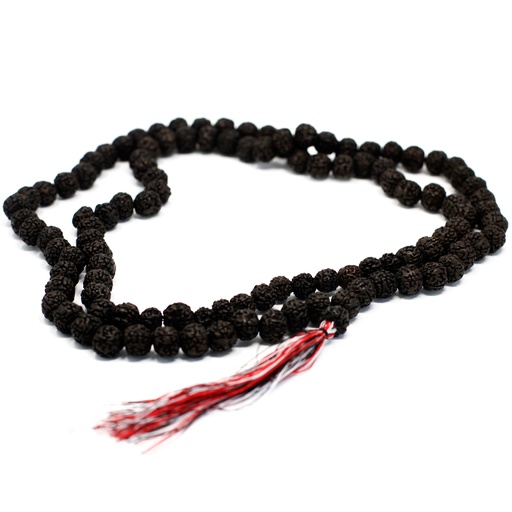 [Rudr-01]  Rudraksha Mala - Dunkel